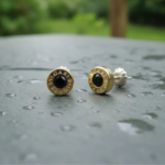 Aros Bulgari Plata 925 y Oro 18 Kilates Con Cubic