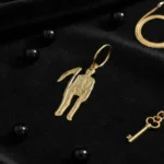 Dije San La Muerte Oro 18k 0.6 Grs Mediano