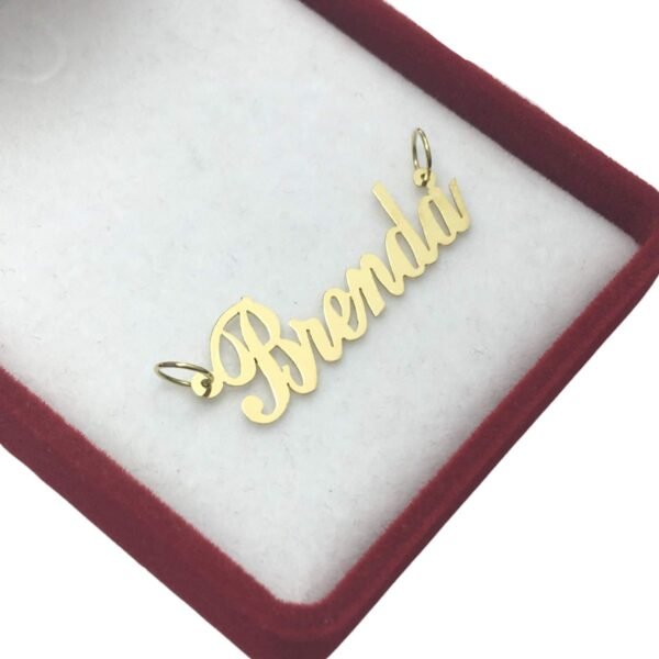 Dije Oro 18 K Nombre Personalizado 1 Gramo