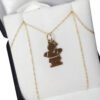 Conjunto Oro 18 kilates Cadena + Nene O Nena Milka - Imagen 2