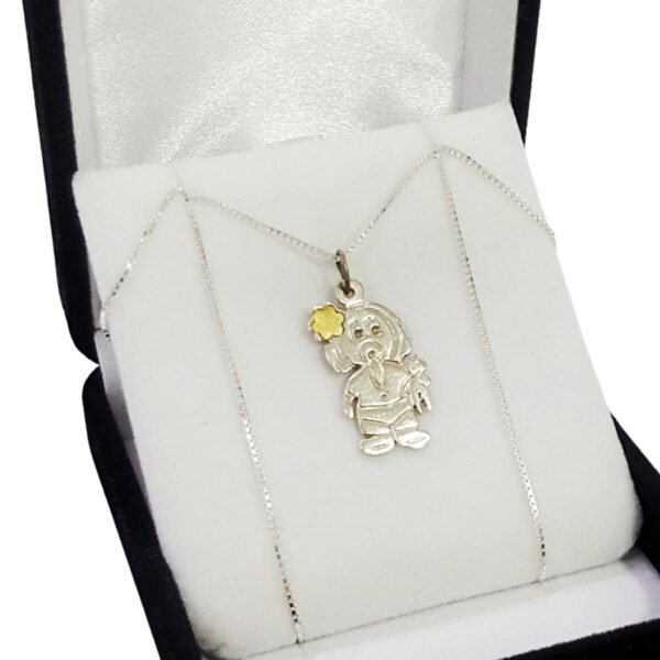 Conjunto Dije Plata 925 Y Oro Nena O Nene