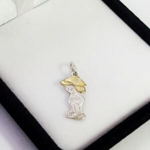 Dije Plata 925 Y Oro 18 K Nene Sara Key