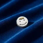 Dije Carita Pasante Chica Plata 925 Y Oro 18k Nene o Nena