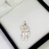 Conjunto Dije Plata 925 Y Oro Nena O Nene - Imagen 3
