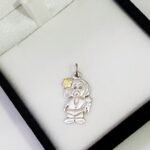 Dije Plata 925 Y Oro 18k Nena o Nene Bebote