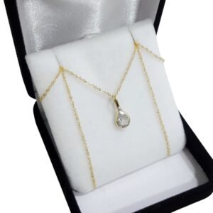 Conjunto Cadena Oro + Dije Plata Y Oro Susano Gota Con Argolla