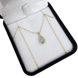 Conjunto Cadena Oro + Dije Plata Y Oro Susano Oval Con Argolla