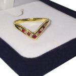 Anillo Oro 18k Medio Sin Fin Pico Africano 2.6 Gramos- Unico