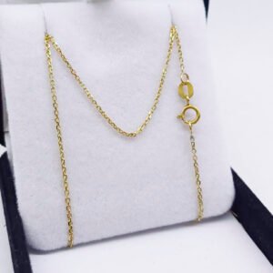 Cadena Oro 18 Kts Forcet Cerrada 1.5 Gr 45 Cm Unica