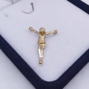 Dije Cruz Oro 18 Kts Cristo Dali 1.4 Grs Unica