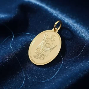 Dije Oro 18 Kts Medalla San Expedito