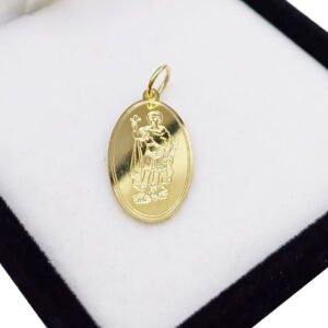 Dije Oro 18 Kts Medalla San Expedito