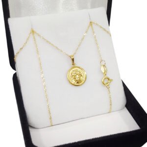 Conjunto Oro 18k Cadena + Medalla Cara Cristo Unica