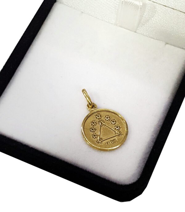 Conjunto Oro 18k Cadena + Medalla Rosario San Nicolas Unica - Imagen 4