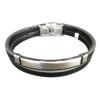 Pulsera de Acero Y Cuero de Identidad Para Hombre - Varios Modelos - Imagen 2
