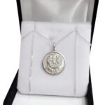 Conjunto Plata Cadena Veneciana + Medalla Comunion