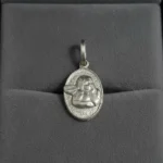 Dije Medalla Religiosa Plata 925 Angel Rafael