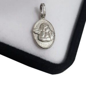 Dije Medalla Religiosa Plata 925 Angel Rafael
