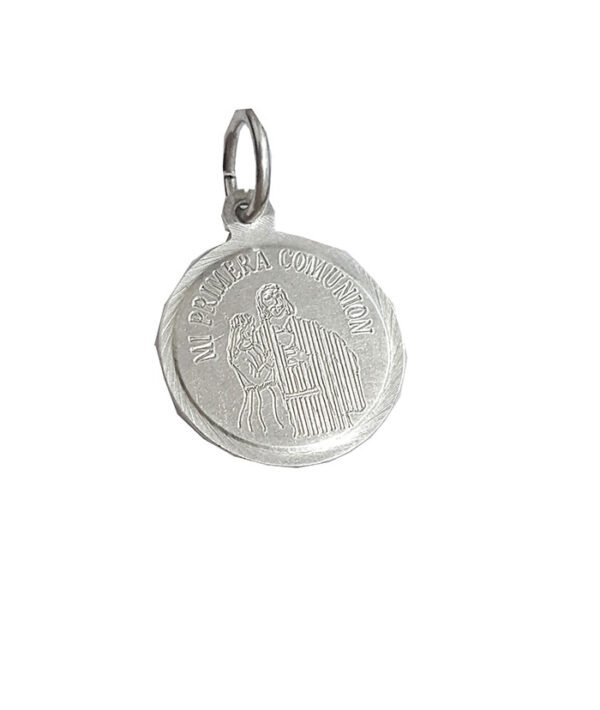 Conjunto Plata 925 Cadena + Dije Comunion 15mm - Imagen 4