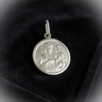 Dije Medalla Plata 925 14 Mm De Comunion