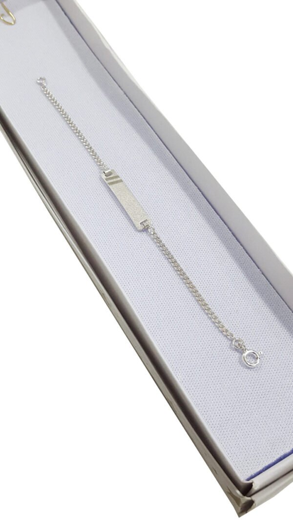 Pulsera Plata 925 Identidad Para Bebé Lisa Grumet - Imagen 4