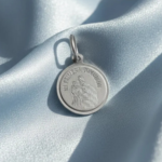 Dije Medalla Religiosa Plata 925 Comunion 13mm