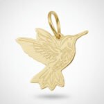 Dije Oro 18 Kts Colibri Picaflor