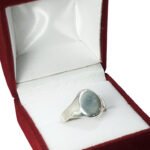 Anillo Sello Plata 925 Ovalado Hueco