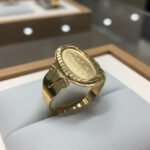 Anillo Mujer Oro 18 K Sello Cleopatra Mediano N2