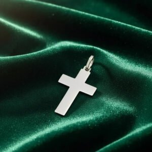 Dije Cruz Pulida Chata Grande Plata 925