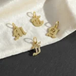 Dije Oro 18k Inicial Gotica Compu A Elección