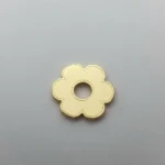 Dije Oro 18k Flor Lisa Pasante