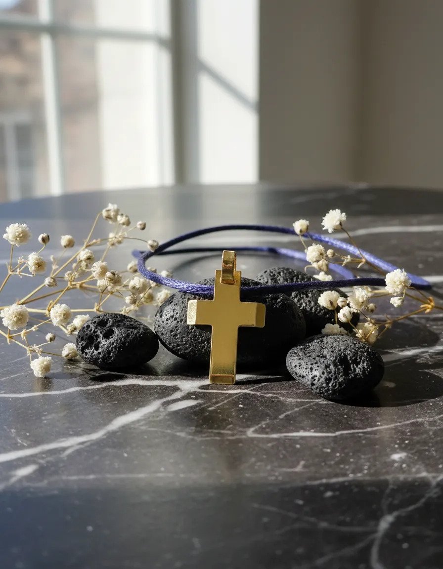 Dije Cruz Chata Sin Cristo Oro 18k 1.8 Grs Unica