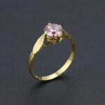 Anillo Cintillo Solitario 18k - Compromiso