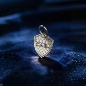 Dije Escudo Plata 925 Tamaño Chico Con tu equipo de Futbol