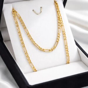 Cadena Oro 18 K Hombre 3y1 7.5 Grs 60 Cm Figaro