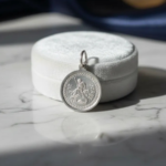 Medalla Religiosa Plata 925 San Jorge 13 mm