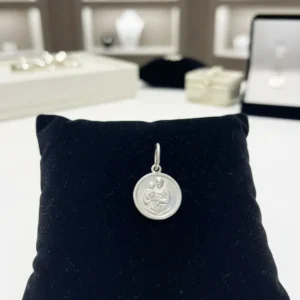 Medalla Religiosa Plata 925 San Cayetano 10mm