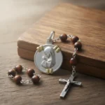 Medalla Religiosa Virgen Niña 16 Mm Relieve