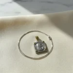 Medalla Religiosa Virgen Maria De Plata 925 Y Oro 18k