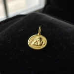 Dije Angel De La Guarda Oro 18 Kts 1.2 Grs