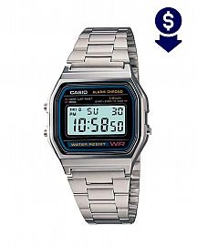 Reloj Casio Vintage A-158wa-1d Digital Plateado