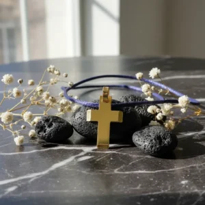 Dije Cruz Chata Sin Cristo Oro 18k 1.8 Grs