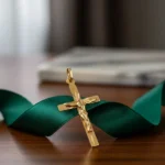 Cruz Chata Con Cristo Oro 18k 1.4 Grs