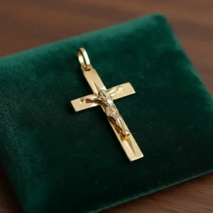 Dije Cruz Chata Con Cristo Oro 18k 1 Grs