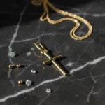 Dije Cruz Palito Oro 18k 0.8 Grs