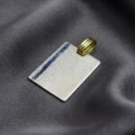 Dije Cartier En Plata Y Oro Arenado Con Grabado Incluido
