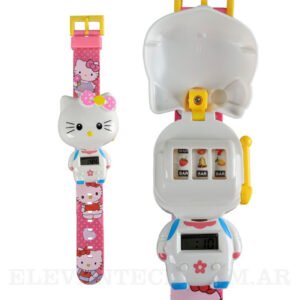 Reloj Digital De Juguete Personajes Infantil Con Mini Tragamonedas